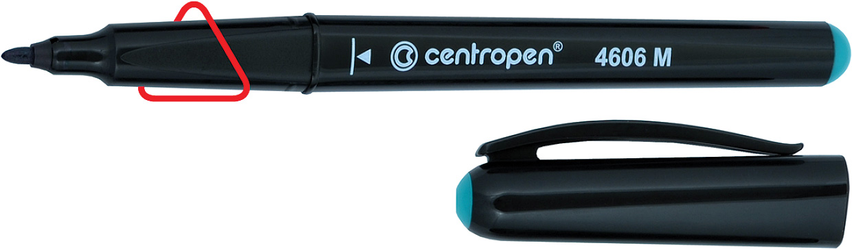 Маркер Centropen CD-Pen CD/DVD 1,0 зеленый