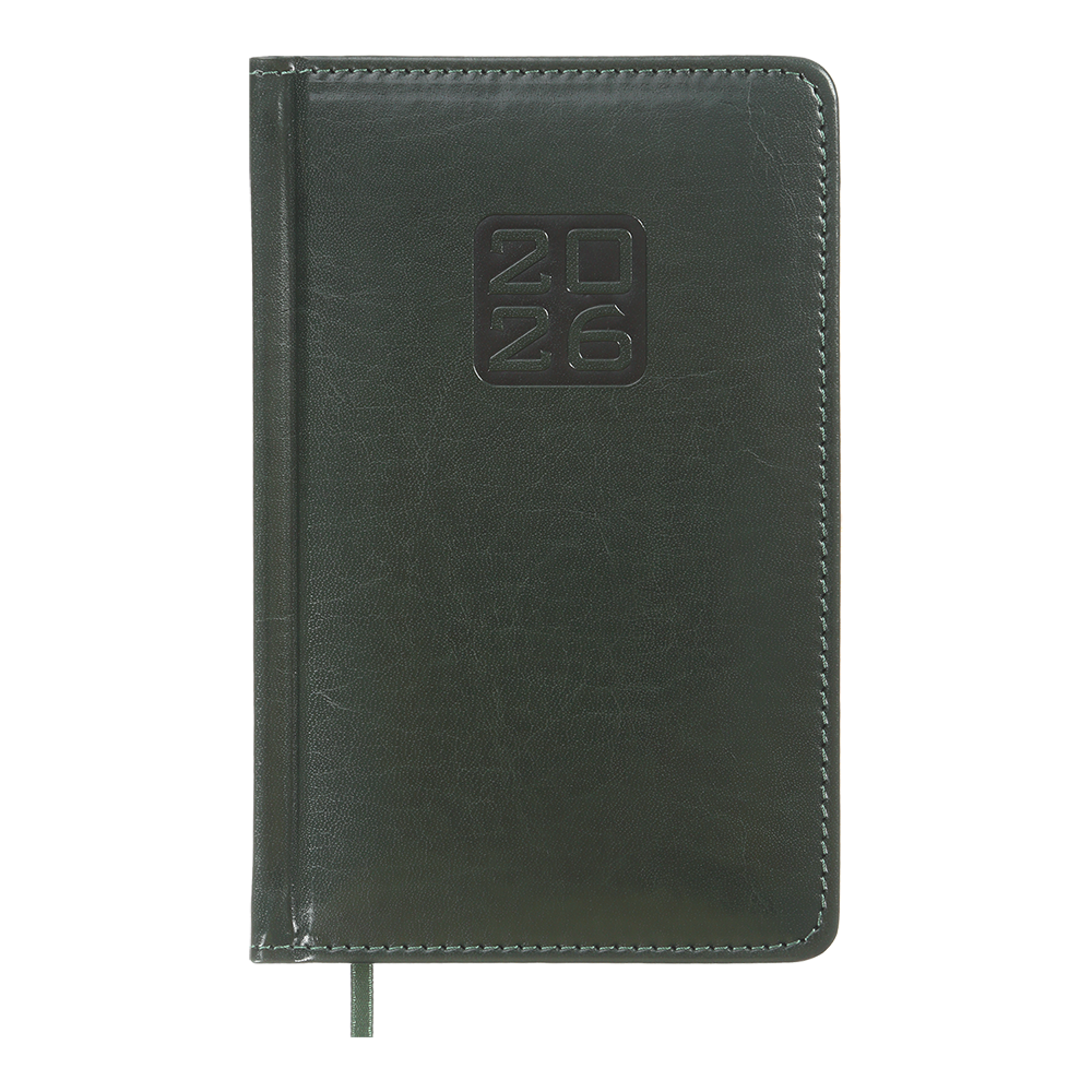 Щоденник датований кишеньковий Bravo зелений