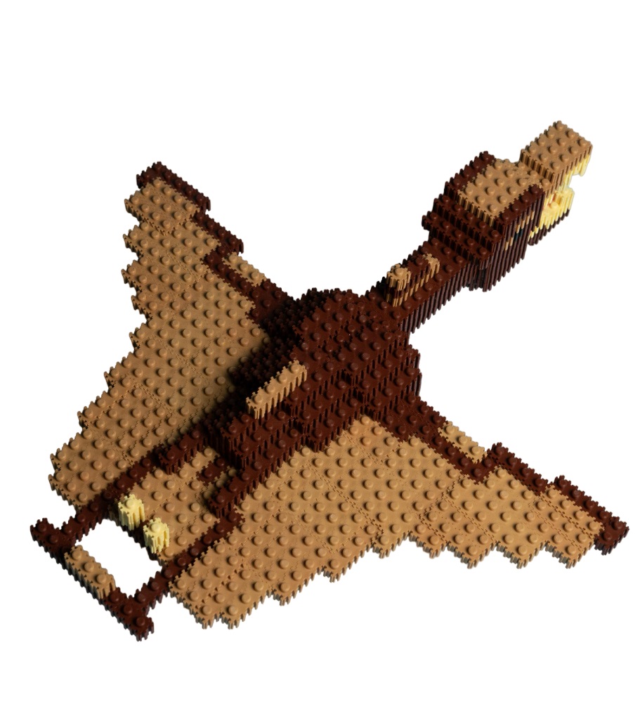 Конструктор пиксельный Птеродактиль