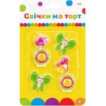 Набір свічок фігурний 6 шт Весна