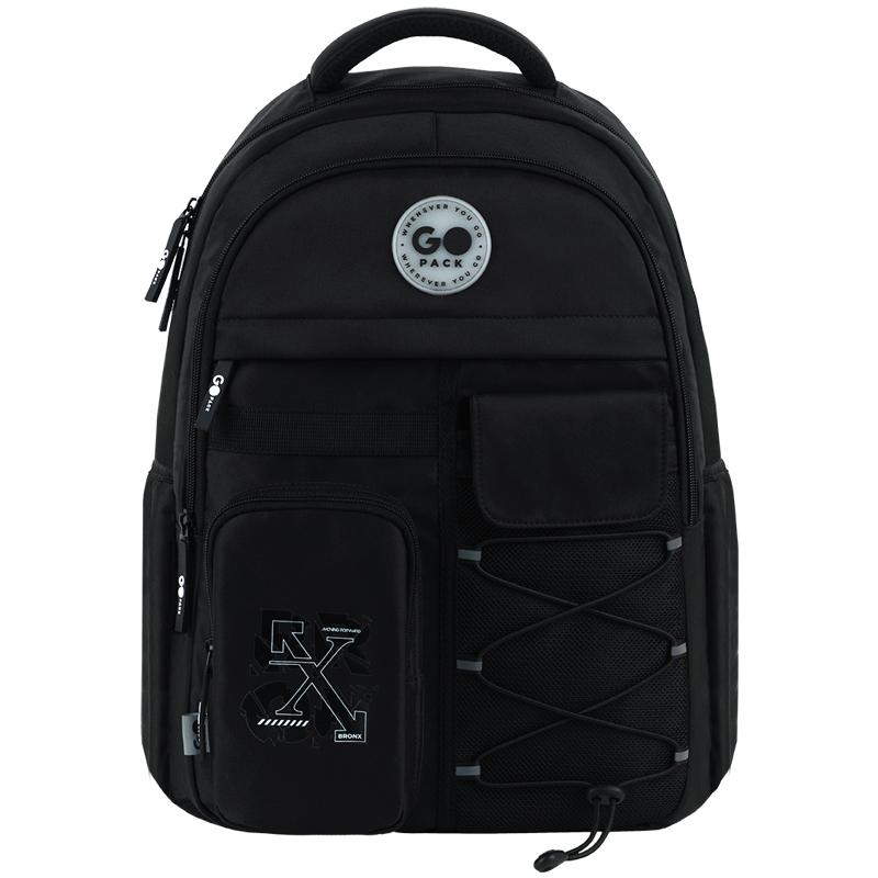 Рюкзак молодежный GoPack 184 черный (GO26-184L-3)