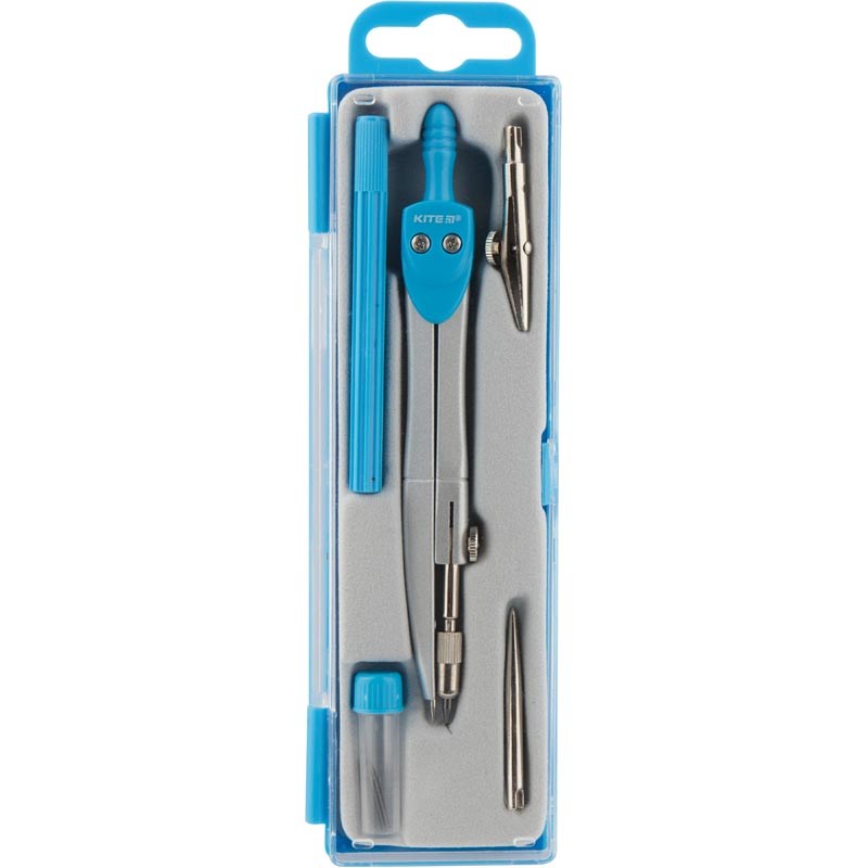 Готовальня 5 пр. Kite  голубая