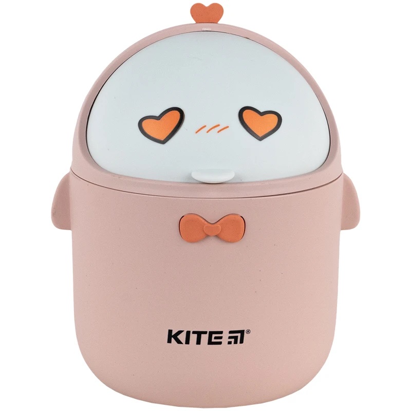 Контейнер настольный для мусора Kite, персиковый