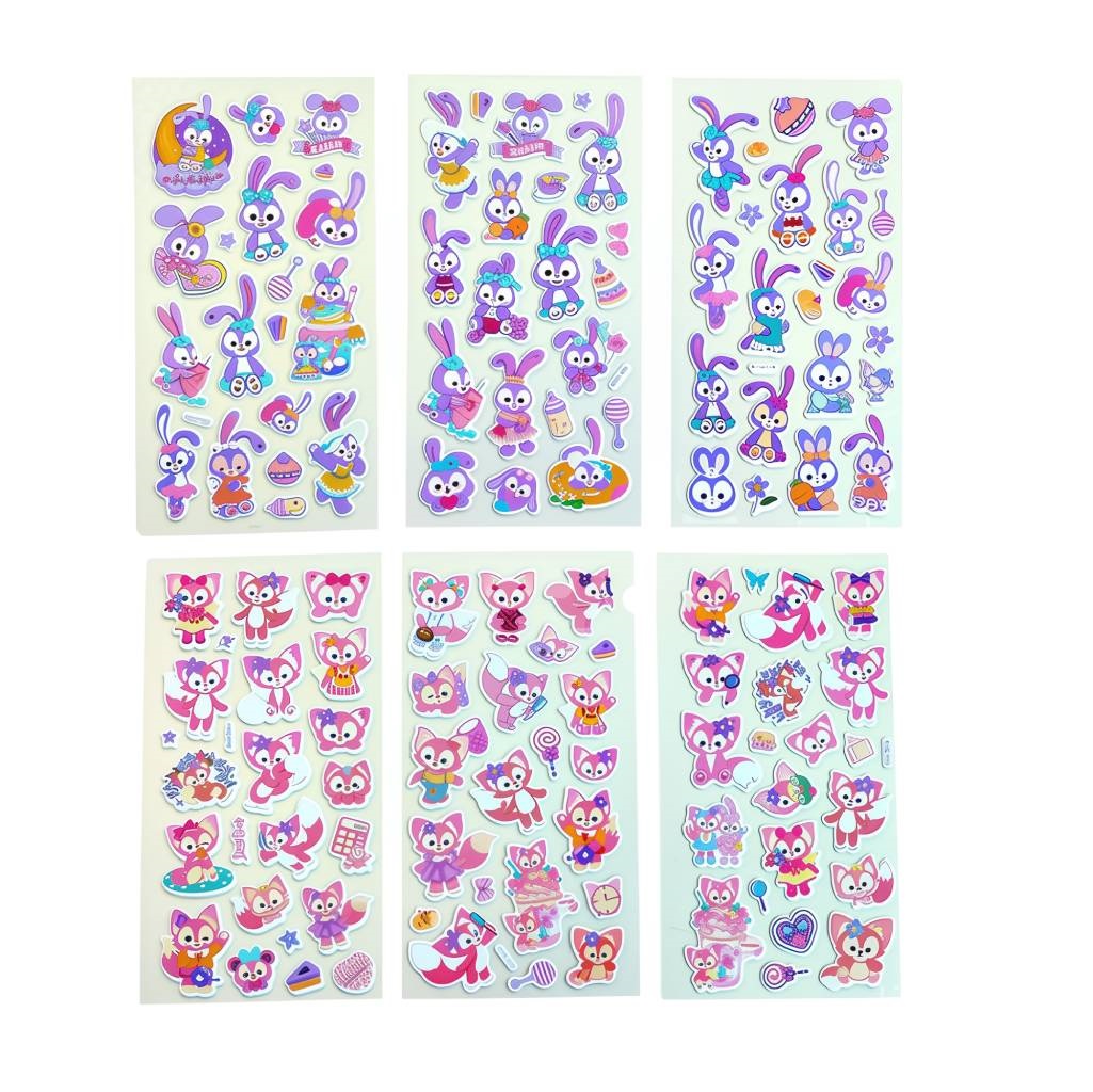 Наклейки 10х22 см Linabell, Stellalou микс