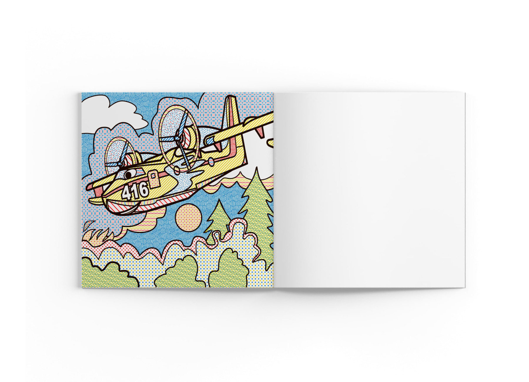 Водные раскраски Пожарная техника