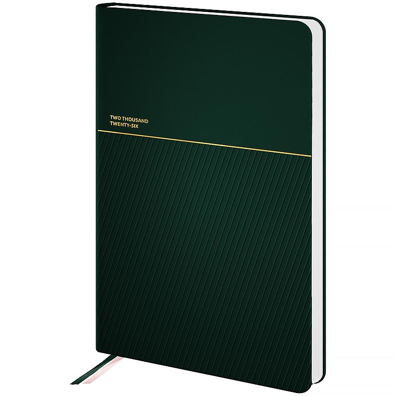 Щоденник дат. Partner Traces 145*210 темно-зелений