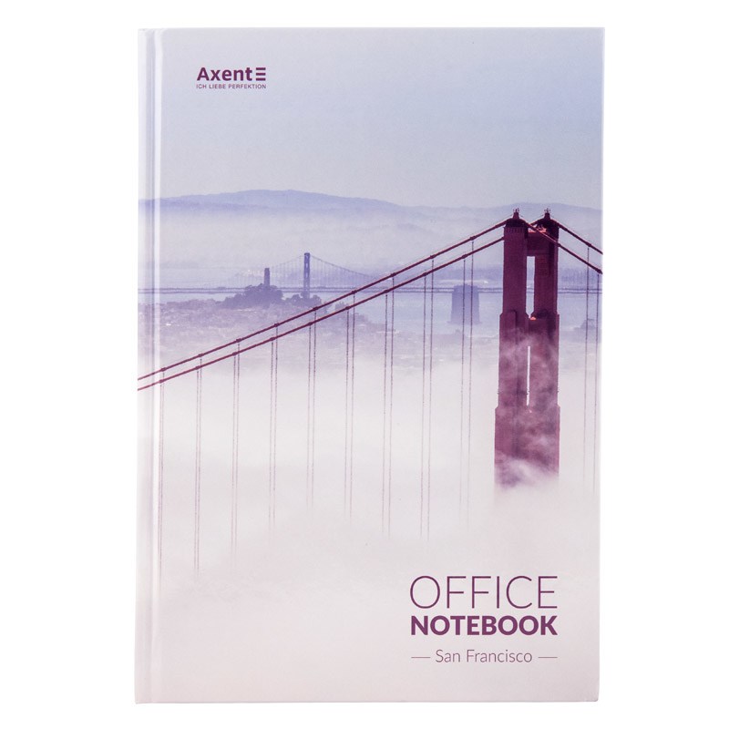 Книга обліку А4 192 арк тв палітурка клітинка San Francisco