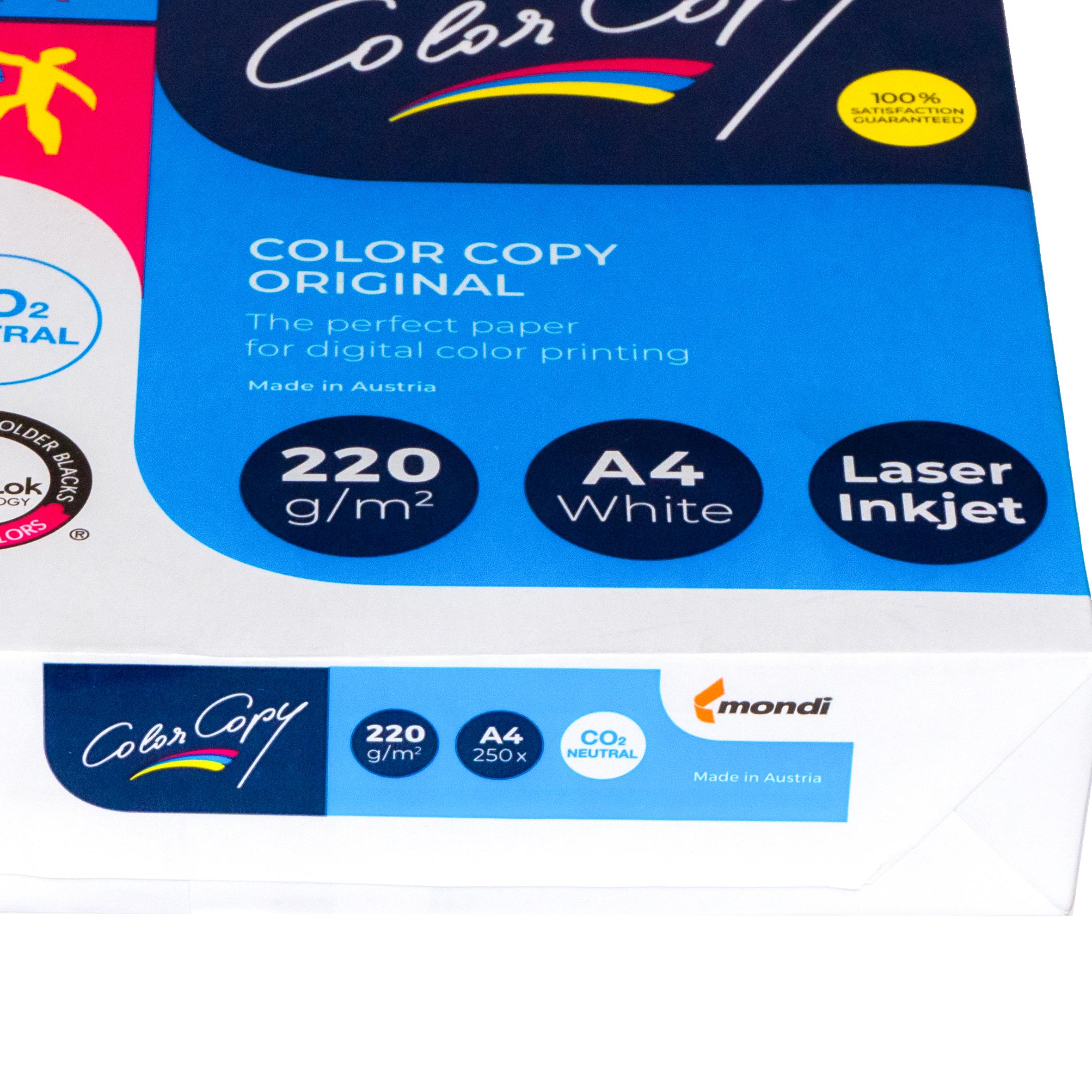 Папір для лазерного та струменевого друку А4 Color Copy 220 г/м2 250 арк