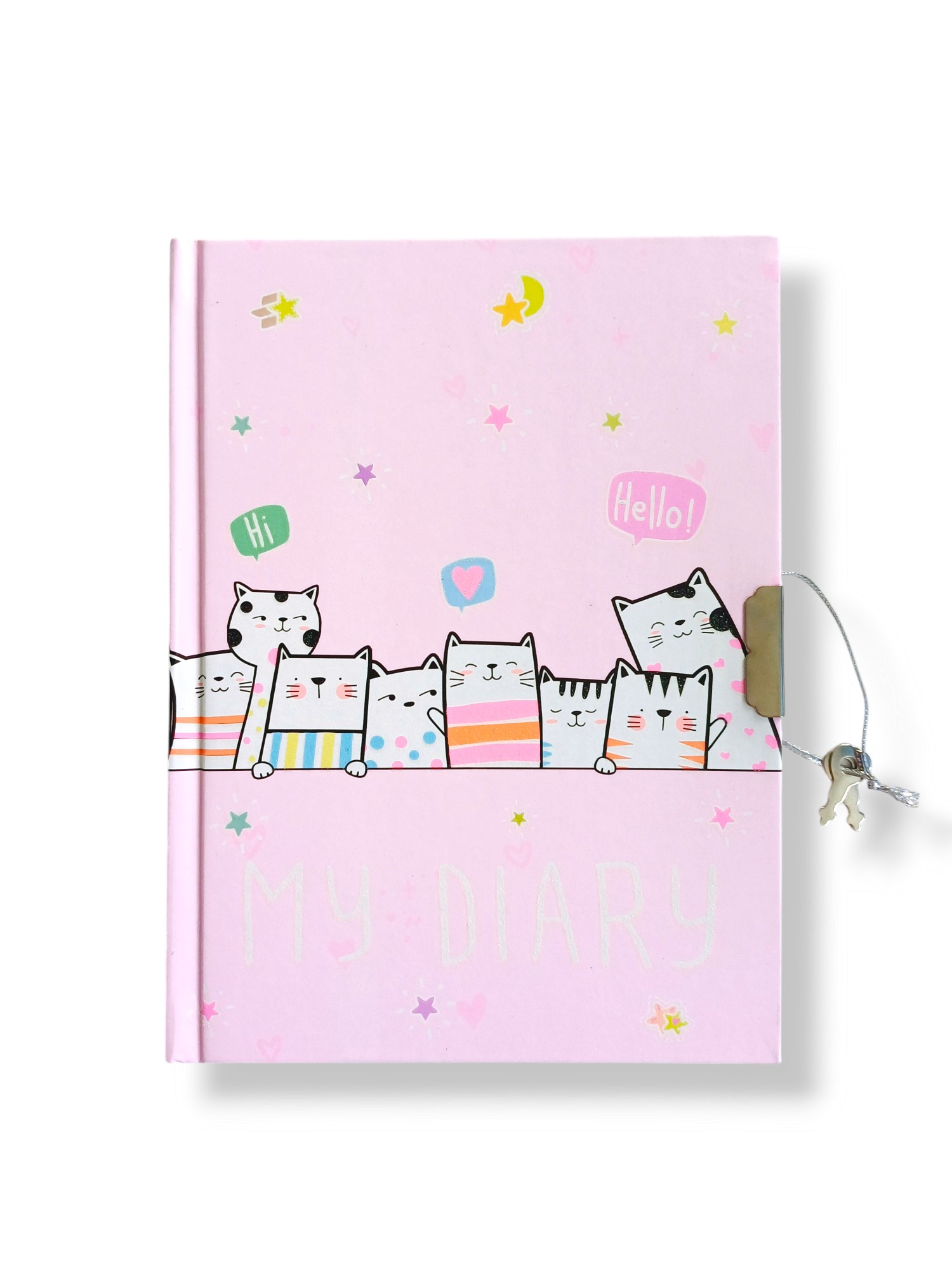 Блокнот дитячий 133*178 56 арк тв палітурка лінія на замке Котики