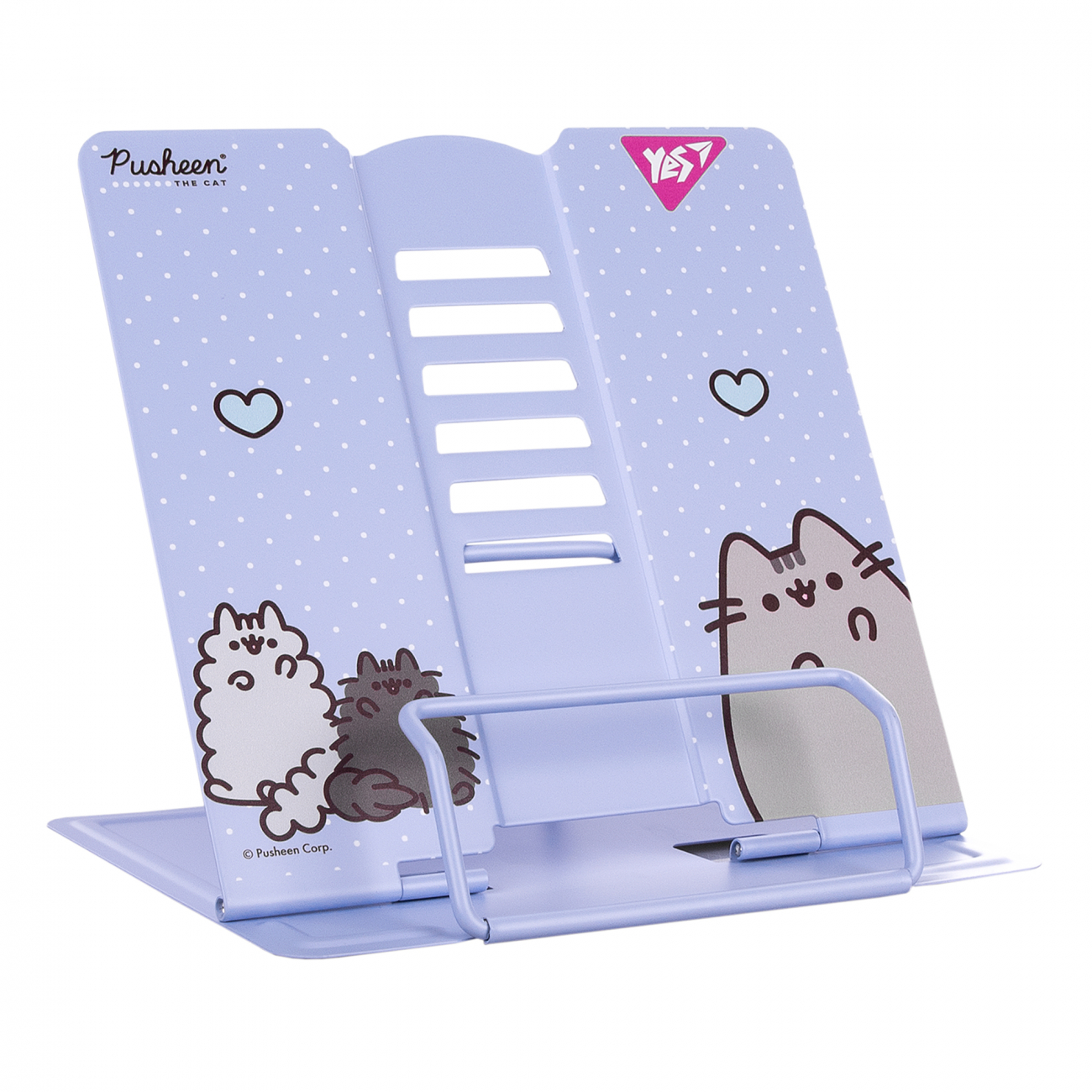 Подставка под книгу Yes Pusheen фиолетовая металл