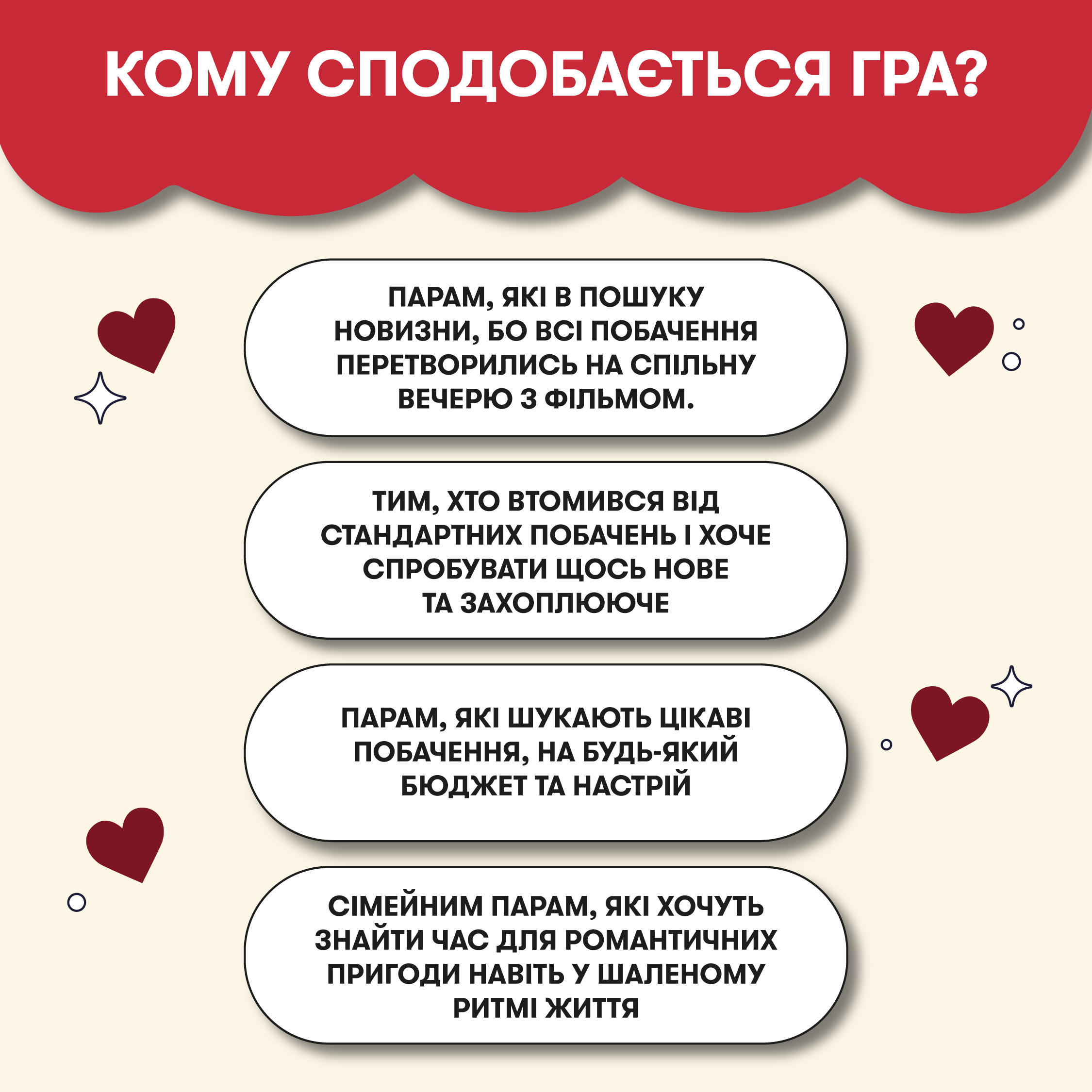 Игра настольная 100 невероятных свиданий