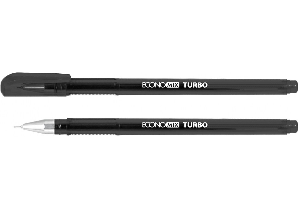 Ручка гелевая Economix Turbo 0,5 черная