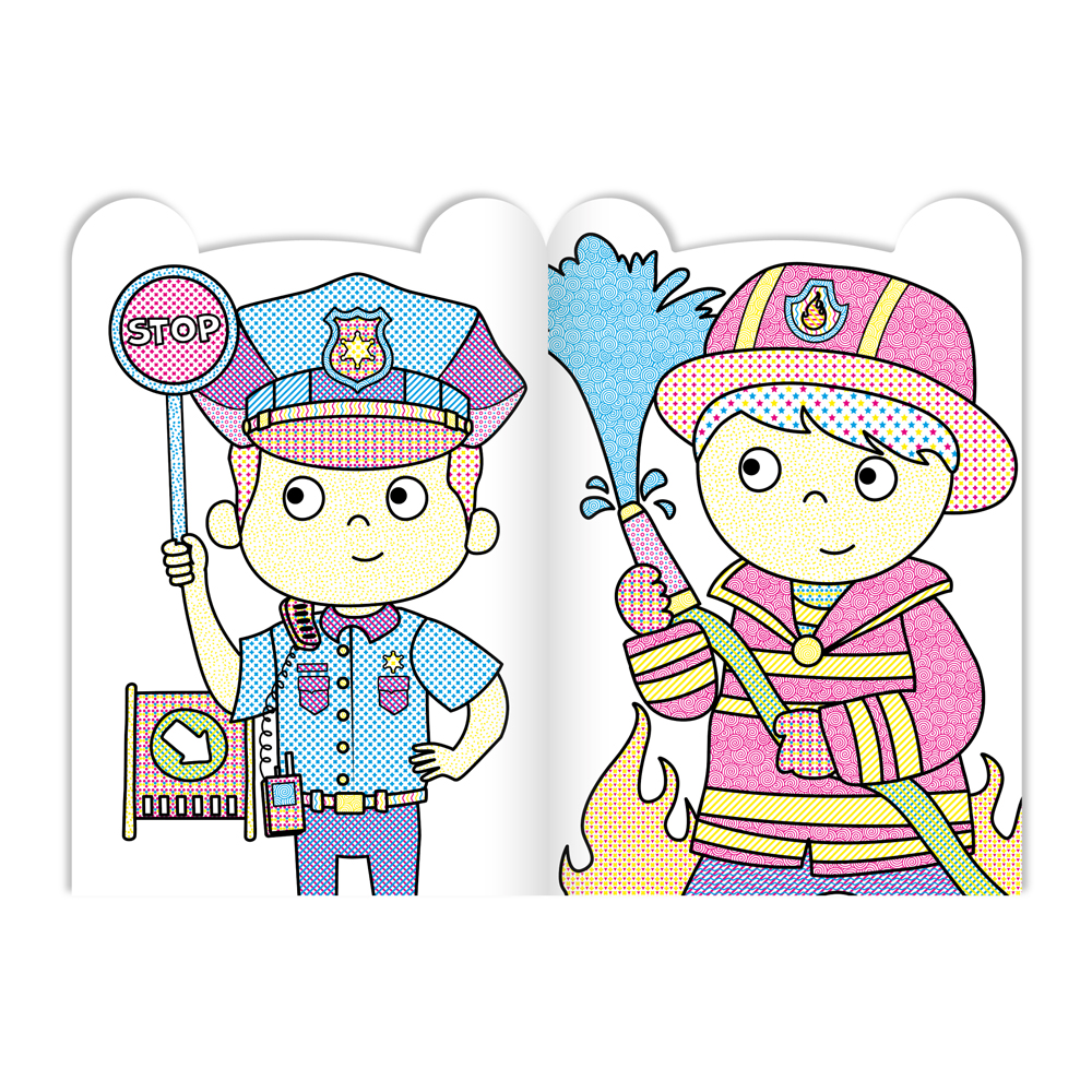 Водная раскраска Water Book Смелые