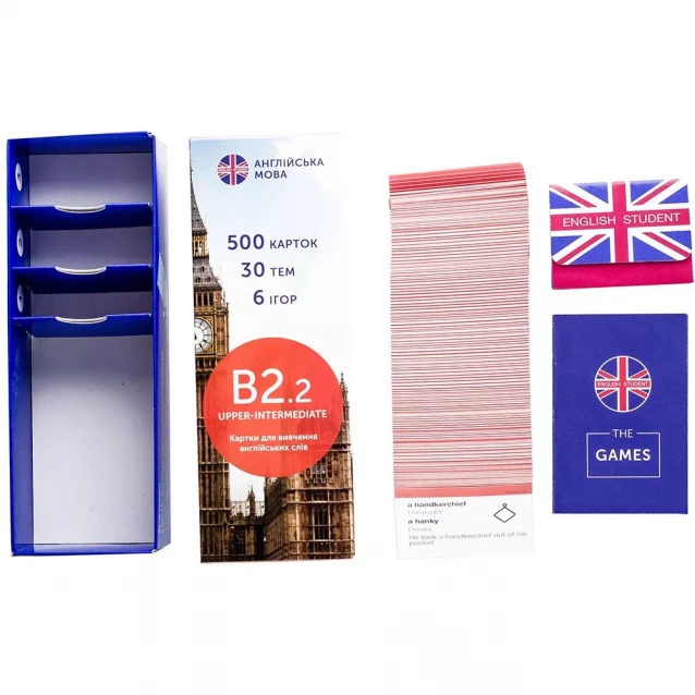Картки для вивчення англійської мови English Student Upper-Intermediate B2.2