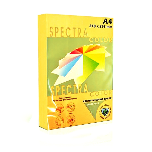 Папір А4 Spectra Color 363 неон жовтий 75 г/м2 500 арк