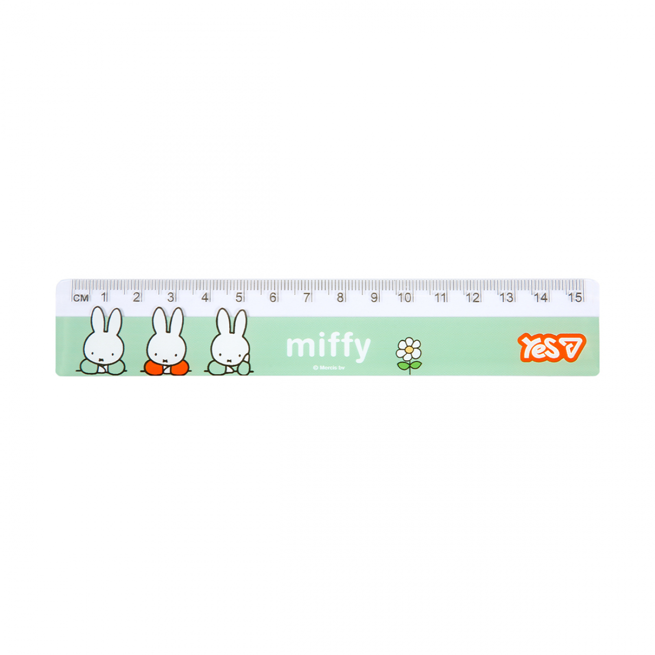 Лінійка 15 см пластик Yes, Miffy