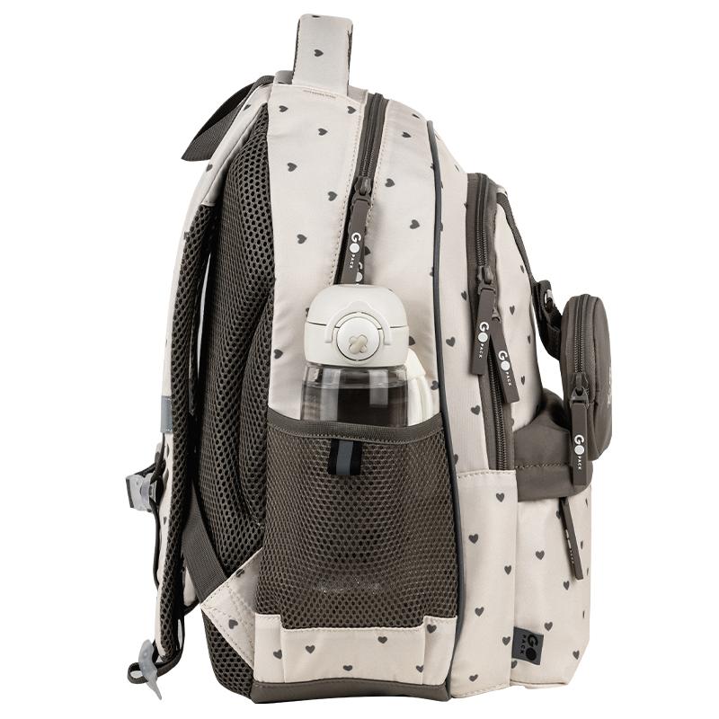 Рюкзак шкільний Kite 182M Beige Polka Dots (GO26-182M-3)