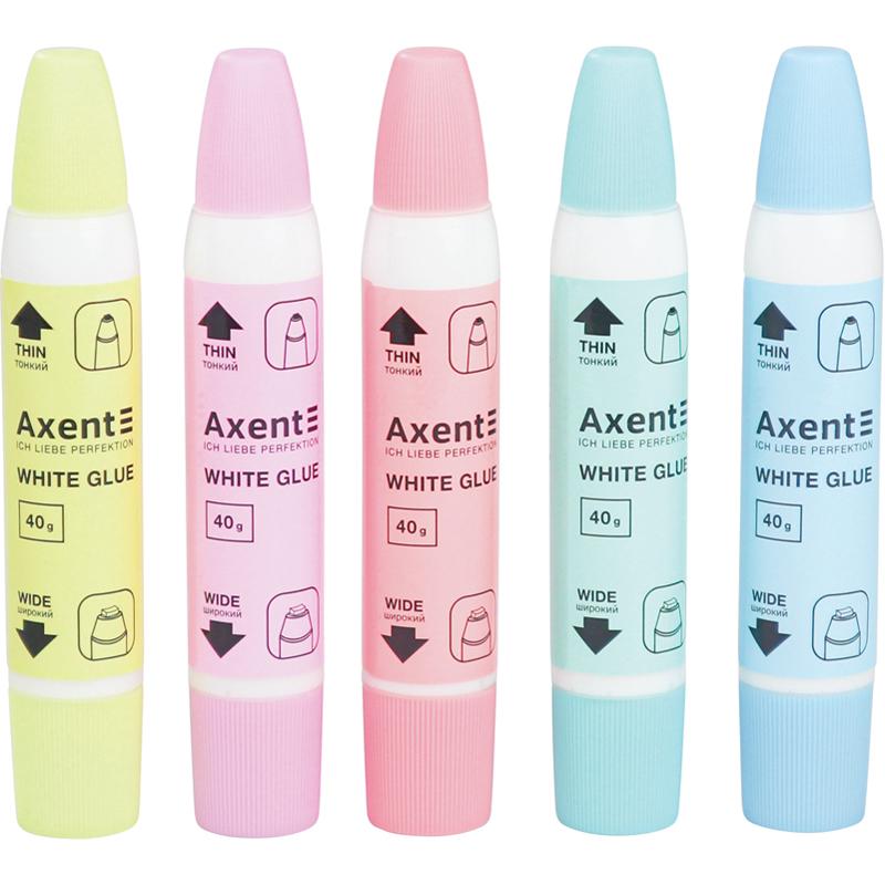 Клей ПВА 2 аплікатори Axent 40 г