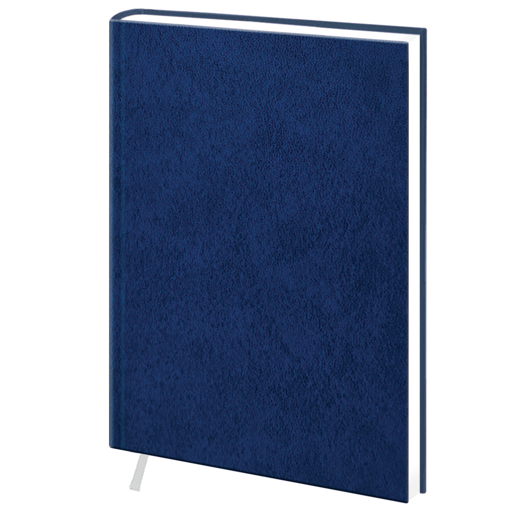 Ежедневник недат. А6 баладек клетка синий