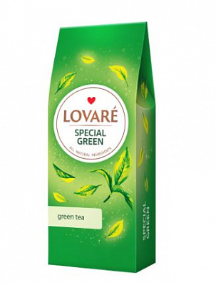 Чай зелений 80г, лист, "Special Green", LOVARE