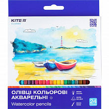 Олівці кольорові акварельні, 24 шт. Kite Classic (3)