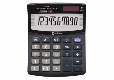 Калькулятор Optima O75526 10 разр. (2)
