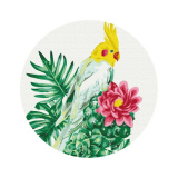 Картина за номерами: Тропічний папуга (Розмір M)
