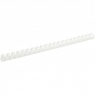 Пружина пластикова d 16 мм, біла, 100 шт.