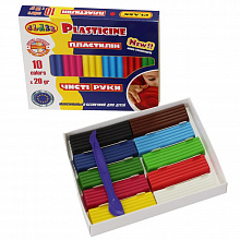 пластилін "Чисті руки MAXI" 10кол.*20гр, ECO, 7645С, CLASS (3)