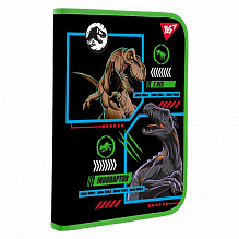 Папка факультативна YES A4 пласт. на блискавці "Jurassic World" з внутр. кишенею (3)