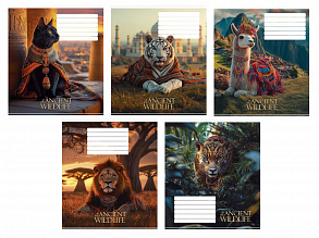 Зошит 24 л клітинка 3547 Wildlife 2025 дів (5)
