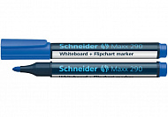 Маркер для досок и флипчартов Schneider Maxx 290 1-3 мм синий