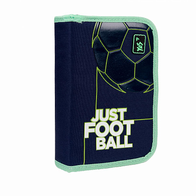 Пенал твердий YES одинарний без клапана HP-02 Football