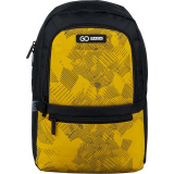 Рюкзак молодежный GoPack 119-2 черно-желтый