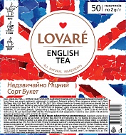 Чай черный Lovare English tea, 50шт