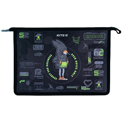 Папка на блискавці A4+, Kite Fox Rules