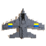 Іграшка-конструктор  дитяча "Пікселі F-16