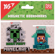 Закладки магнітні Yes "Minecraft friends", 2шт