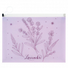Папка на блискавці zip-lock А5+ Lavender-2 (4)