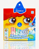 Фломастери Marco Super Washable CB 24 кол
