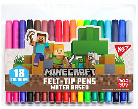 Фломастери Yes 18 кольорів "Minecraft" (3)