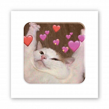 3D-стікер "Cat love" (4)