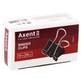 Біндери Axent 25 мм 12 шт чорні
