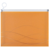 Папка на блискавці zip-lock, А5+ Waves-1