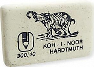 Гумка Koh-i-noor, чорнографітовий олівець