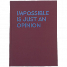 Книга записна тверда обкл. А5, 96 арк., кліт., Impossible (4)
