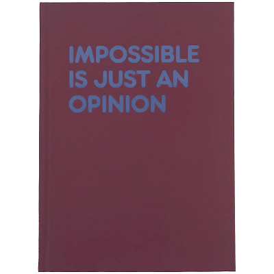 Книга записна тверда обкл. А5, 96 арк., кліт., Impossible (2)