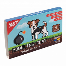 Пластилін YES, 8 кол., 160г "8Bit UA" (3)