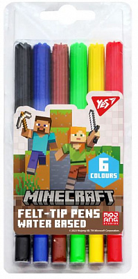 Фломастери YES Minecraft 6 кол