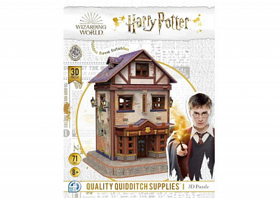 Пазл 3D Товари для Квідичу, Гаррі Поттер (Quality Quidditch Supplies Set 3D puzzle) (71 ел.)